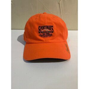 Sportsmans Warehouse Outfitter Orange Flex Fitted Hat Cap